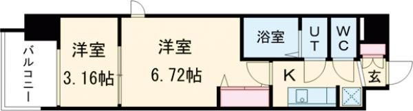 AELL OSAKA EASTの間取り画像