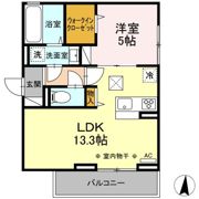 グラッサム大和の間取り画像