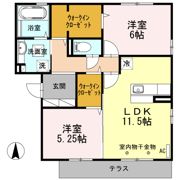 エスペランスⅠ A棟の間取り画像
