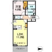 トリシア中御所の間取り画像