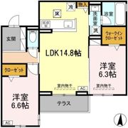 D crest安東1丁目の間取り画像