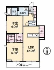 グレースセゾン 樹の間取り画像
