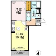 ヴィラ 一の坂の間取り画像