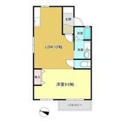 マンションギュゼールⅡの間取り画像