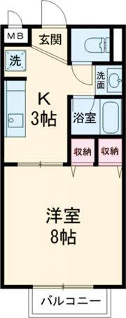 グランメールドルフAの間取り画像