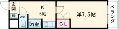 エリセラ門真南の間取り画像