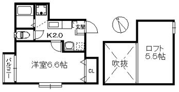 サンピース井尻の間取り画像