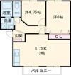 フレグランス安藤の間取り画像