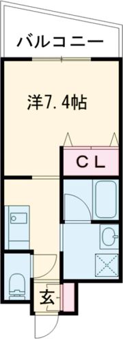 CITY SPIRE神戸元町 Ⅰの間取り画像