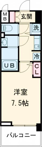 サムティ神戸BENIRの間取り画像