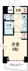 エステムコート神戸元町通の間取り画像