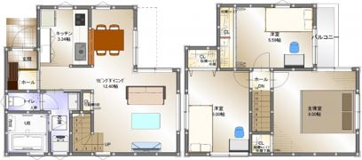 Afit川内の間取り画像