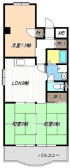 メゾン二村の間取り画像