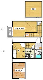 コンフォートベネフィス井尻NEXT1の間取り画像