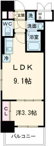 CREST TAPP大曽根Ⅱの間取り画像