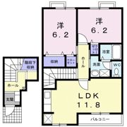 オーブリーヒキノAの間取り画像