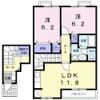 オーブリーヒキノAの間取り画像