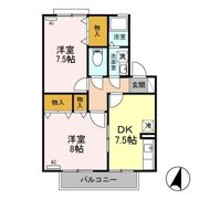 ロジャータウン Aの間取り画像