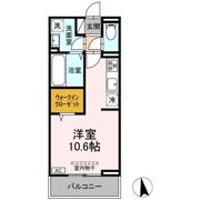 ディアライズ小郡船倉町B棟の間取り画像