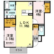 ザ スタンド ロックの間取り画像