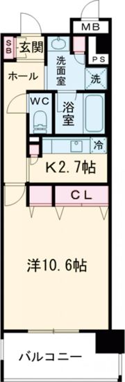 KAISEI新神戸の間取り画像