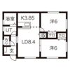 S アンソレイエ金ヶ崎の間取り画像