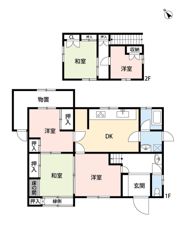 各務原市緑苑西戸建ての間取り画像