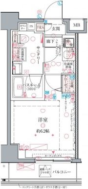 クレヴィスタ綾瀬の間取り画像