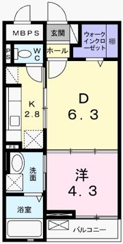 フィレール デュ トラジャⅦの間取り画像