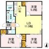 BRIGHT GARDEN 209の間取り画像
