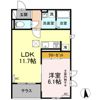 (仮)D-room錦町二丁目の間取り画像