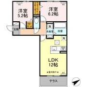 GRAND DーROOM浄水 N棟の間取り画像