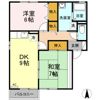 サンライズ夜市A棟/B棟 B棟の間取り画像