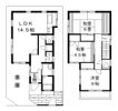くぬぎ山一戸建貸家の間取り画像
