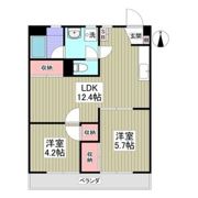 いせやハイツの間取り画像