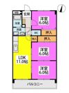 センチュリー中央の間取り画像