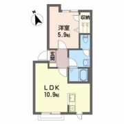 ガーデンコートAの間取り画像