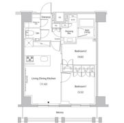 ザ・パークハビオ文京江戸川橋の間取り画像