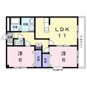 ルミエール伴丈木の間取り画像