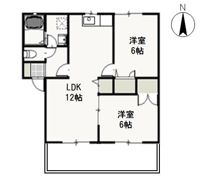 ヴェッセル Aの間取り画像
