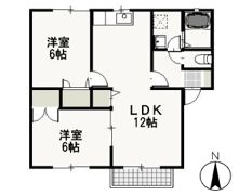 ヴェッセル Aの間取り画像