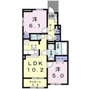 ソラーレ吉井Ⅱの間取り画像