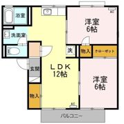 セジュールⅠの間取り画像