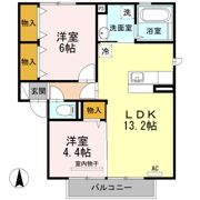 Rioくるま Ⅱの間取り画像