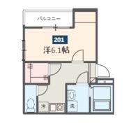 MELDIA武里Ⅳの間取り画像