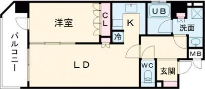 リーガル神戸海岸通りの間取り画像