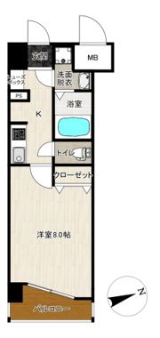 レジスタ大塚西の間取り画像