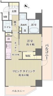 IBIS市ヶ谷の間取り画像