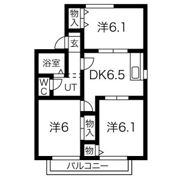 サン・ヒルズ C棟の間取り画像