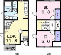 グリーンハイツ壱番館の間取り画像